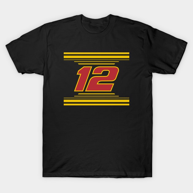 Ryan Blaney #12 2024 NASCAR Design T-Shirt by AR Designs 